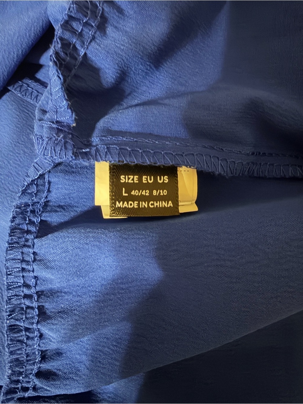 Blue Ruffle Dress - Picture 4 of 4